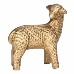 6IN GOLD LAMB TABLE DECOR