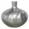 9IN RD METAL VASE SILVER -Cosplay Shop 9in rd metal vase silver