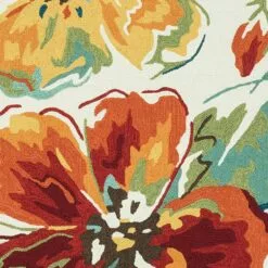 Cosplay Shop -Cosplay Shop a138 summerton ivory red floral hooked runner 2x6 2