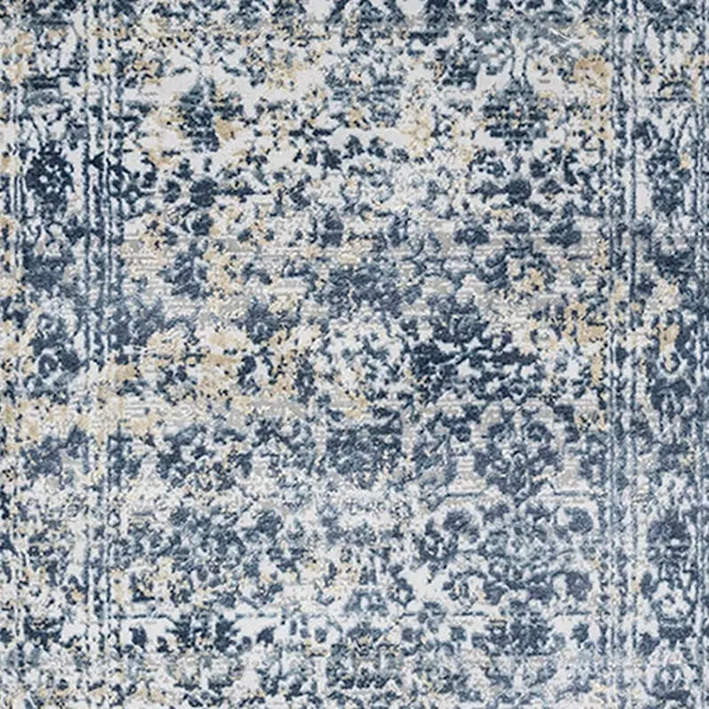 (A377) Venice Distressed Look Blue Runner, 2x7 4 (A377) Venice Distressed Look Blue Runner, 2x7 - Image 2