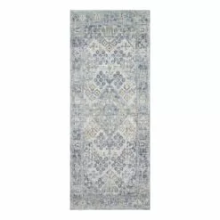 Cosplay Shop 24 (A436) Honeybloom Penelope Grey Diamond Distressed Look Runner, 2x6
