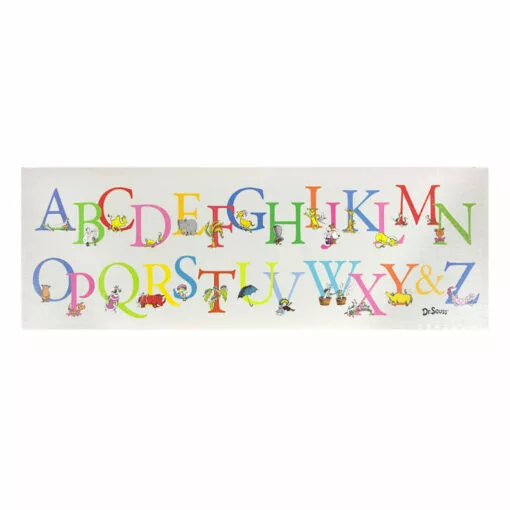 Alphabet Canvas Wall Art, 12x36 7 Alphabet Canvas Wall Art, 12x36 -Cosplay Shop alphabet canvas wall art 12x36 1