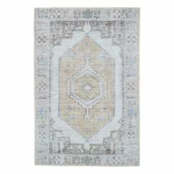 Amelie Sage Washable Accent Rug, 2x3