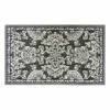 Arrington Floral Damask Grey High-Low Accent Rug, 2x4 1 Arrington Floral Damask Grey High-Low Accent Rug, 2x4 -Cosplay Shop arrington floral damask grey high low accent rug 2x4 1