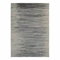 (B550) Crosby St Magnolia Grey Ombre Area Rug, 5x7