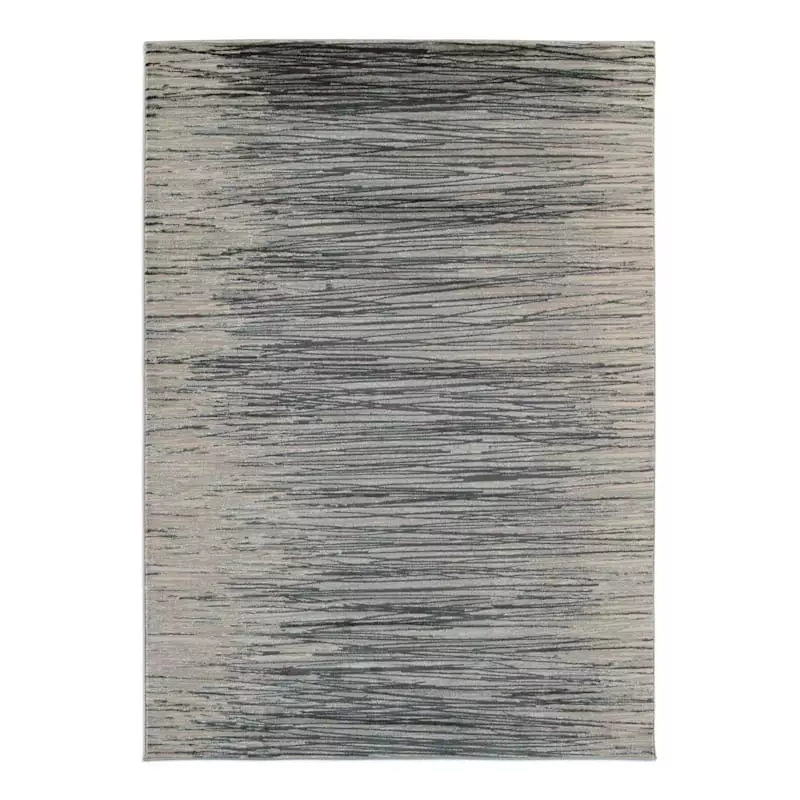 (B550) Crosby St Magnolia Grey Ombre Area Rug, 5x7 3 (B550) Crosby St Magnolia Grey Ombre Area Rug, 5x7