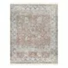 (B692) Grace Mitchell Claire Blush Medallion Area Rug, 8x10