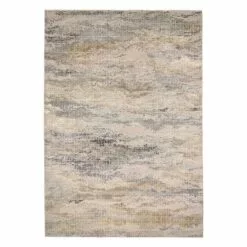 (B697) Crosby St Driftway Gold Woven Runner, 2x7