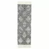 (B709) Found & Fable Goa Black Diamond Design Runner, 2x6