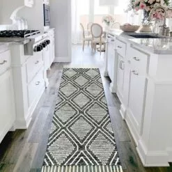 (B709) Found & Fable Goa Black Diamond Design Runner, 2x6 -Cosplay Shop b709 found fable goa black diamond design runner 2x6 5