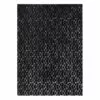 (B713) Laila Ali Onyx Black Woven Area Rug, 8x10 -Cosplay Shop b713 laila ali onyx black woven area rug 8x10 1