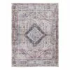 (B754) Ellington Multicolor Medallion Area Rug, 5x7