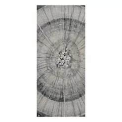 (B756) Ochoco Grey Woodgrain Runner, 2x7