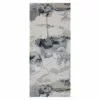 (B757) Miramar Ivory Abstract Accent Rug, 2x4