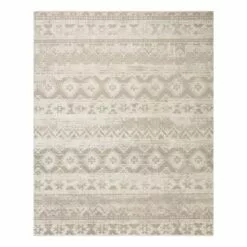 (B767) Ellie Ivory & Beige Area Rug, 5x7