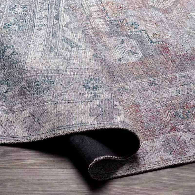 (B786) Honeybloom Colin Multicolor Medallion Washable Area Rug, 5x7 5 (B786) Honeybloom Colin Multicolor Medallion Washable Area Rug, 5x7 - Image 3