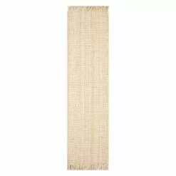 (B795) Fairfax Natural Jute Runner, 2x7