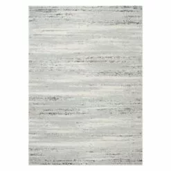 (B808) Boulder Ivory & Grey Area Rug, 5x7