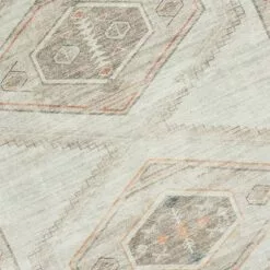 (B830) Pink Multicolor Tribal Washable Area Rug, 8x10 -Cosplay Shop b830 pink multicolor tribal washable area rug 8x10 4