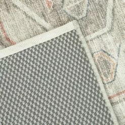 (B830) Pink Multicolor Tribal Washable Area Rug, 8x10 -Cosplay Shop b830 pink multicolor tribal washable area rug 8x10 5