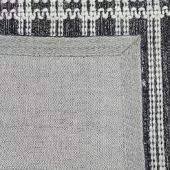 (B831) Found & Fable Goa Leni Black & Grey Accent Rug, 3x5 -Cosplay Shop b831 found fable goa leni black grey accent rug 3x5 3