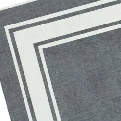 (B841) Providence Noa Grey Border Washable Area Rug, 8x10 -Cosplay Shop b841 providence noa grey border washable area rug 8x10 3