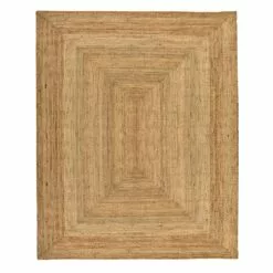 (B850) Honeybloom Kian Jute Area Rug, 8x10