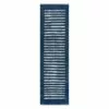 (B856) Honeybloom Roka Blue & White Striped Runner, 2x7 -Cosplay Shop b856 honeybloom roka blue white striped runner 2x7 1