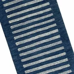 (B856) Honeybloom Roka Blue & White Striped Runner, 2x7 -Cosplay Shop b856 honeybloom roka blue white striped runner 2x7 5