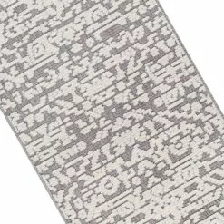 (B862) Found & Fable Lyna Grey & White Patterned Washable Area Rug, 8x10 -Cosplay Shop b862 found fable lyna grey white patterned washable area rug 8x10 2