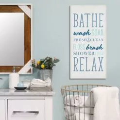 Bathe & Relax Wall Art, 10x20 -Cosplay Shop bathe relax wall art 10x20 2