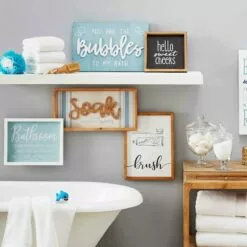 Bathroom Framed Wall Art, 11x14 -Cosplay Shop bathroom framed wall art 11x14 3