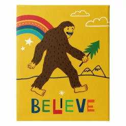 Believe Canvas Wall Art, 12x16