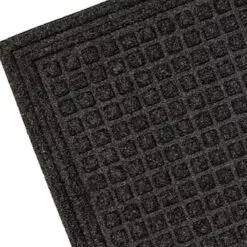 Black Waffle Impressions Doormat, 24x36 -Cosplay Shop black waffle impressions doormat 24x36 2