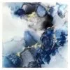 Blue Abstract Canvas Wall Art, 24" -Cosplay Shop blue abstract canvas wall art 24