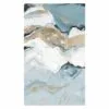 Blue Foiled Abstract Canvas Wall Art, 36x60 -Cosplay Shop blue foiled abstract canvas wall art 36x60 1