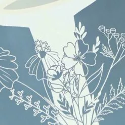 Blue & White Floral Sink Wall Art, 8x10 -Cosplay Shop blue white floral sink wall art 8x10 3