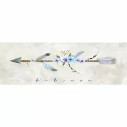 Boho Arrow I Canvas Wall Art, 36x12