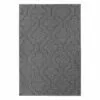 Brentwood Grey Double Quatrefoil Indoor & Outdoor Area Rug, 4x6