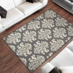 Brentwood Lefleur Grey & Ivory Indoor & Outdoor Area Rug, 4x6 11 Brentwood Lefleur Grey & Ivory Indoor & Outdoor Area Rug, 4x6 -Cosplay Shop brentwood lefleur grey ivory indoor outdoor area rug 4x6 5