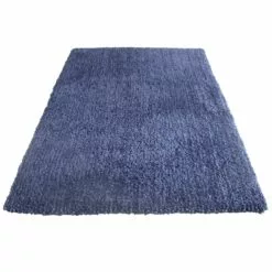 (C148) Yeti Blue Shag Area Rug, 7x10