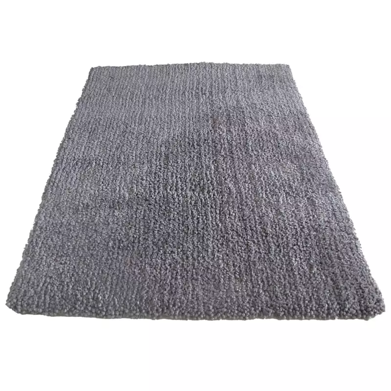 (C149) Yeti Grey Shag Area Rug, 5x7 3 (C149) Yeti Grey Shag Area Rug, 5x7