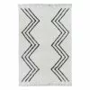 (C186) Found & Fable White & Black Chevron Shag Area Rug, 5x7 -Cosplay Shop c186 found fable white black chevron shag area rug 5x7 1