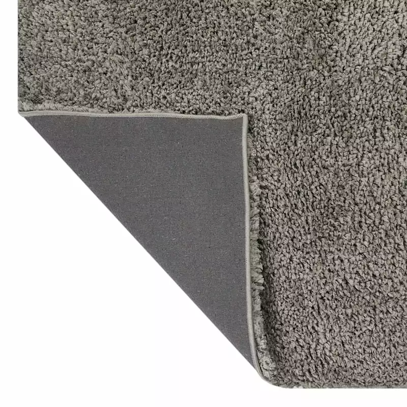 (C193) Kodiak Grey Shag Accent Rug, 3x5 6 (C193) Kodiak Grey Shag Accent Rug, 3x5 - Image 4