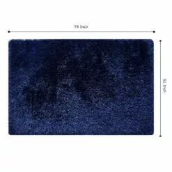 (C196) Eve Blue Shag Area Rug, 4x7 -Cosplay Shop c196 eve blue shag area rug 4x7 5