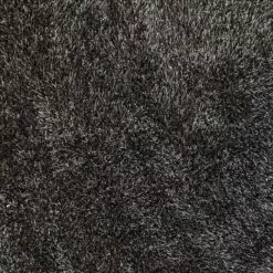 (C198) Eve Silver & Black Shag Area Rug, 4x7 -Cosplay Shop c198 eve silver black shag area rug 4x7 4