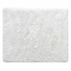 (C200) Eve White Shag Area Rug, 6x9