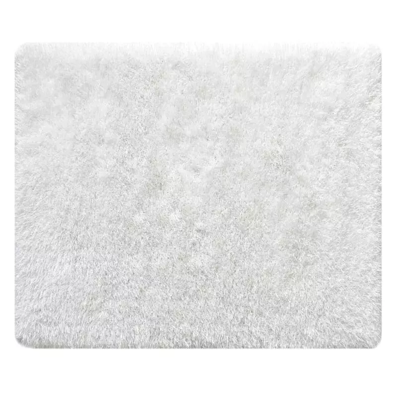 (C200) Eve White Shag Area Rug, 6x9 3 (C200) Eve White Shag Area Rug, 6x9