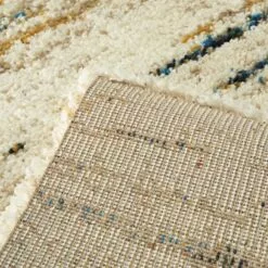 (C99) Sedona Ivory Shag Abstract Design Area Rug, 5x7 -Cosplay Shop c99 sedona ivory shag abstract design area rug 5x7 3