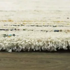 (C99) Sedona Ivory Shag Abstract Design Area Rug, 5x7 -Cosplay Shop c99 sedona ivory shag abstract design area rug 5x7 5